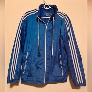 Men’s Vintage 70’s-80’s Adidas lined windbreaker size medium